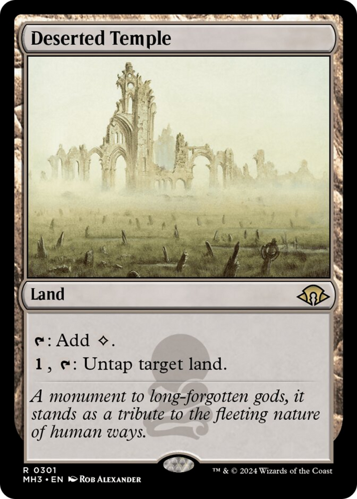 Deserted Temple [Modern Horizons 3] Magic: The Gathering