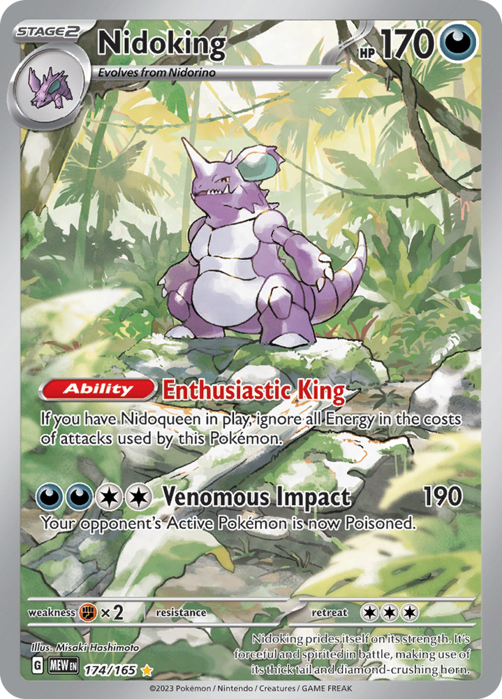 Nidoking (174/165) [Scarlet & Violet 151] Pokémon