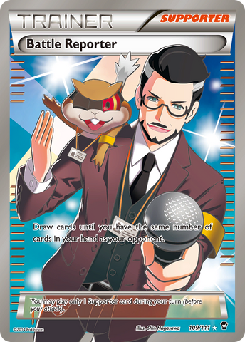 Battle Reporter (109/111) [XY: Furious Fists] Pokémon