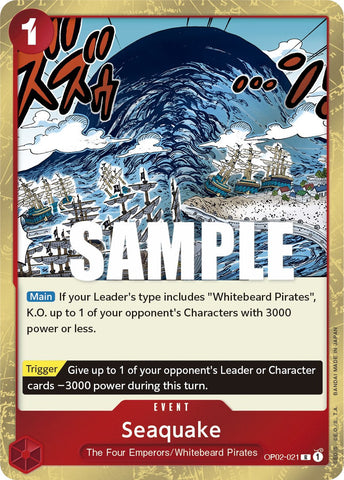 Seaquake [Paramount War] Bandai