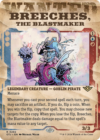 Breeches, the Blastmaker (Showcase) [Outlaws of Thunder Junction] Magic: The Gathering