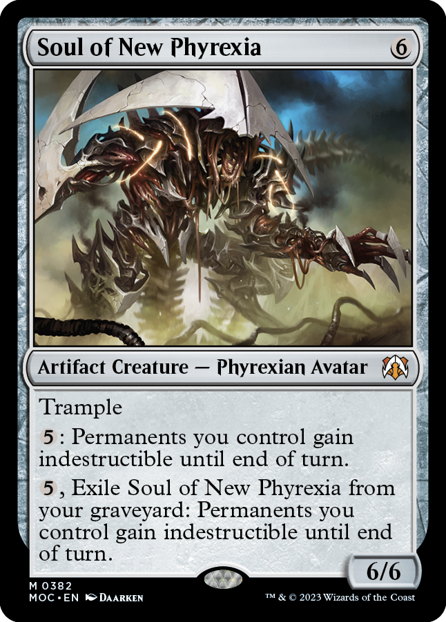Soul of New Phyrexia [March of the Machine Commander] Magic: The Gathering