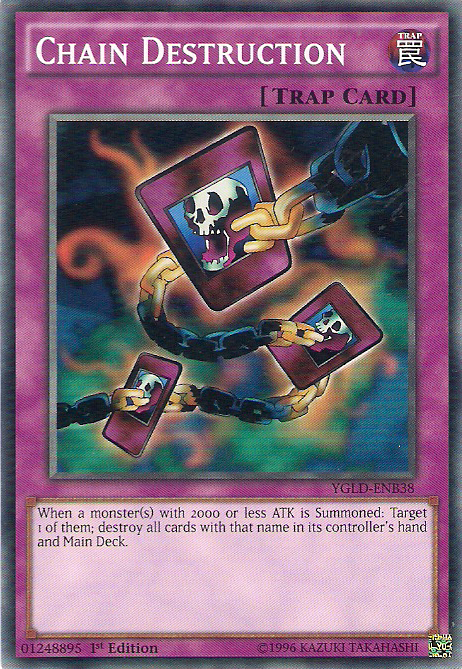 Chain Destruction [YGLD-ENB38] Common Yu-Gi-Oh!