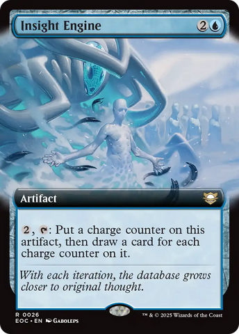 Insight Engine (Extended Art) [Edge of Eternities Commander] Magic: The Gathering
