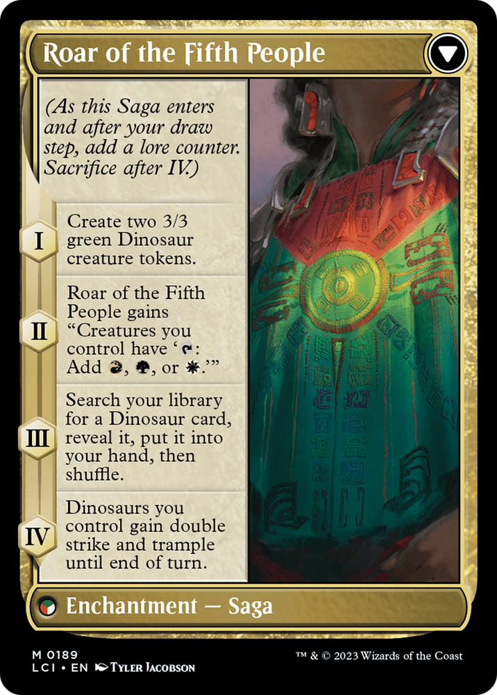 Huatli, Poet of Unity // Roar of the Fifth People [The Lost Caverns of Ixalan] Magic: The Gathering