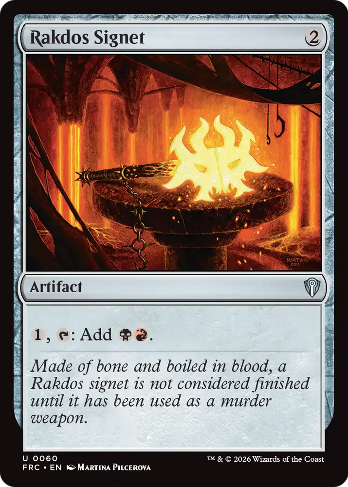Rakdos Signet [Reality Fracture Commander] Magic: The Gathering