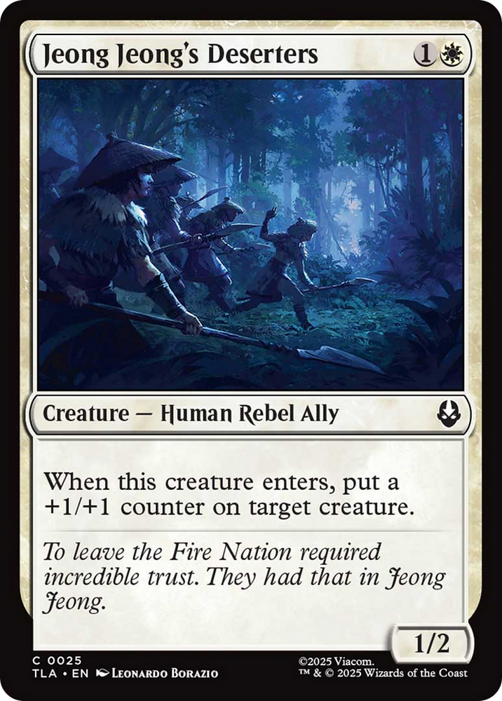Jeong Jeong's Deserters [Avatar: The Last Airbender] Magic: The Gathering