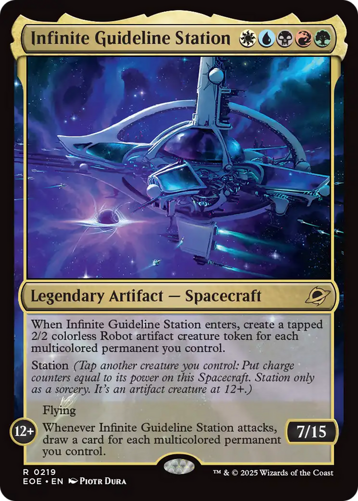 Infinite Guideline Station [Edge of Eternities] Magic: The Gathering