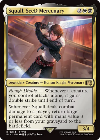 Squall, SeeD Mercenary [FINAL FANTASY] Magic: The Gathering