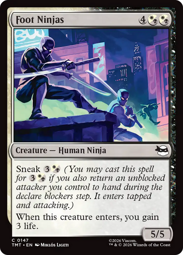Foot Ninjas [Teenage Mutant Ninja Turtles] Magic: The Gathering