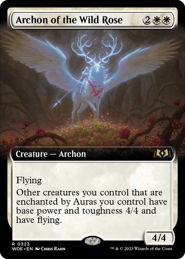 Archon of the Wild Rose (Extended Art) [Wilds of Eldraine] Magic: The Gathering