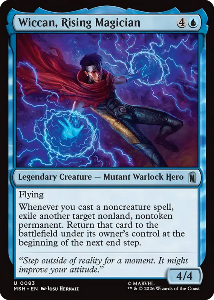 Wiccan, Rising Magician [Marvel Super Heroes] Magic: The Gathering