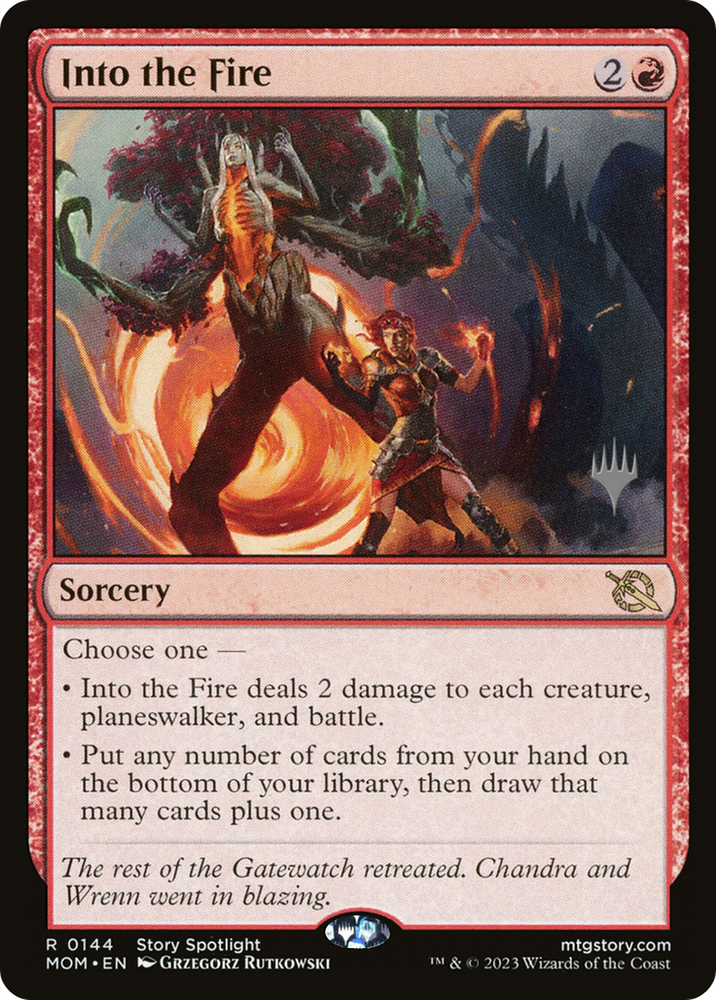Into the Fire (Promo Pack) [March of the Machine Promos] Magic: The Gathering
