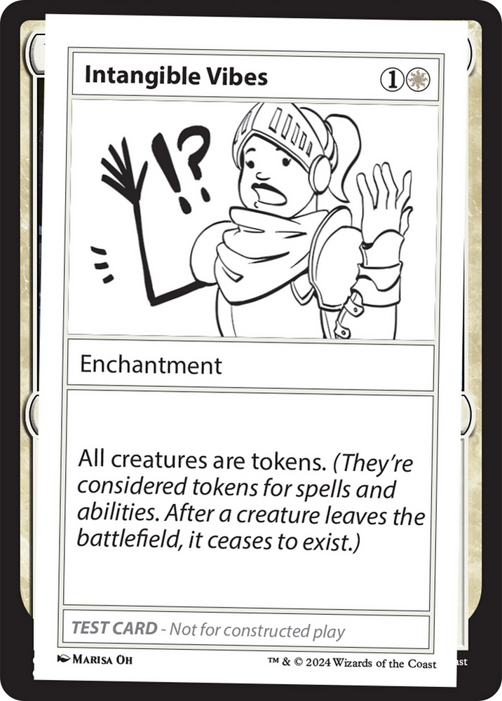 Intangible Vibes [Mystery Booster 2 Playtest Cards] Magic: The Gathering