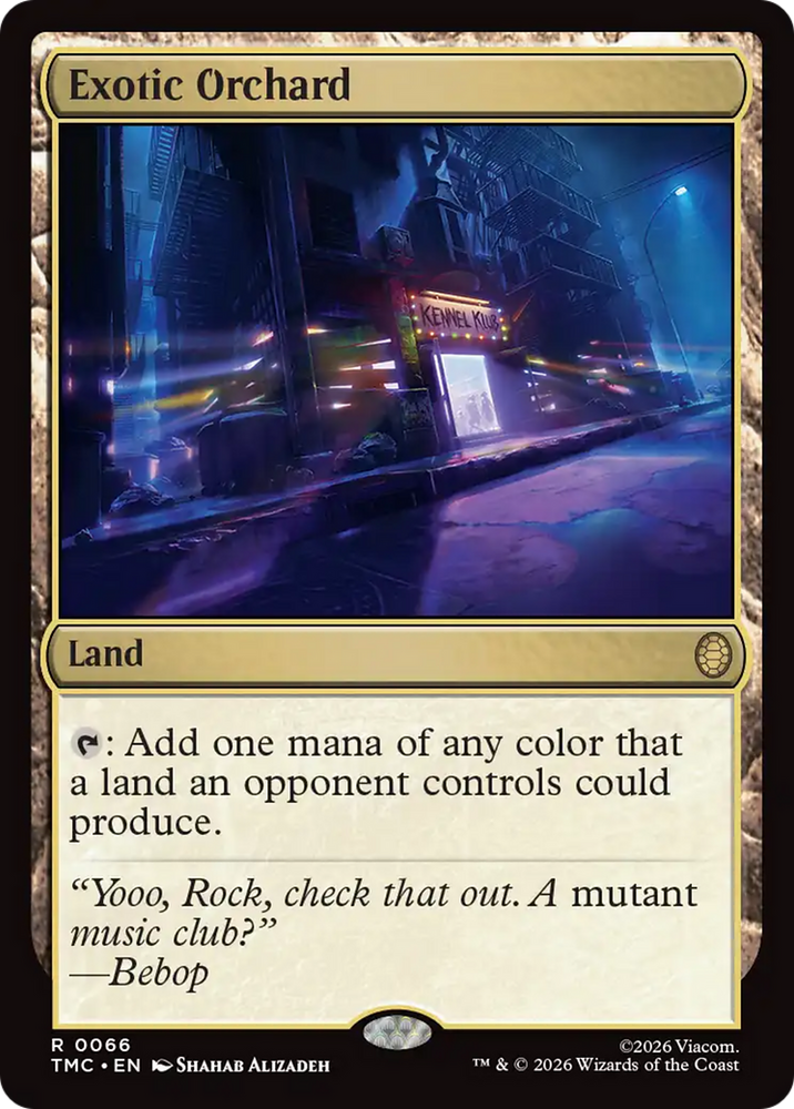 Exotic Orchard [Teenage Mutant Ninja Turtles Commander] Magic: The Gathering