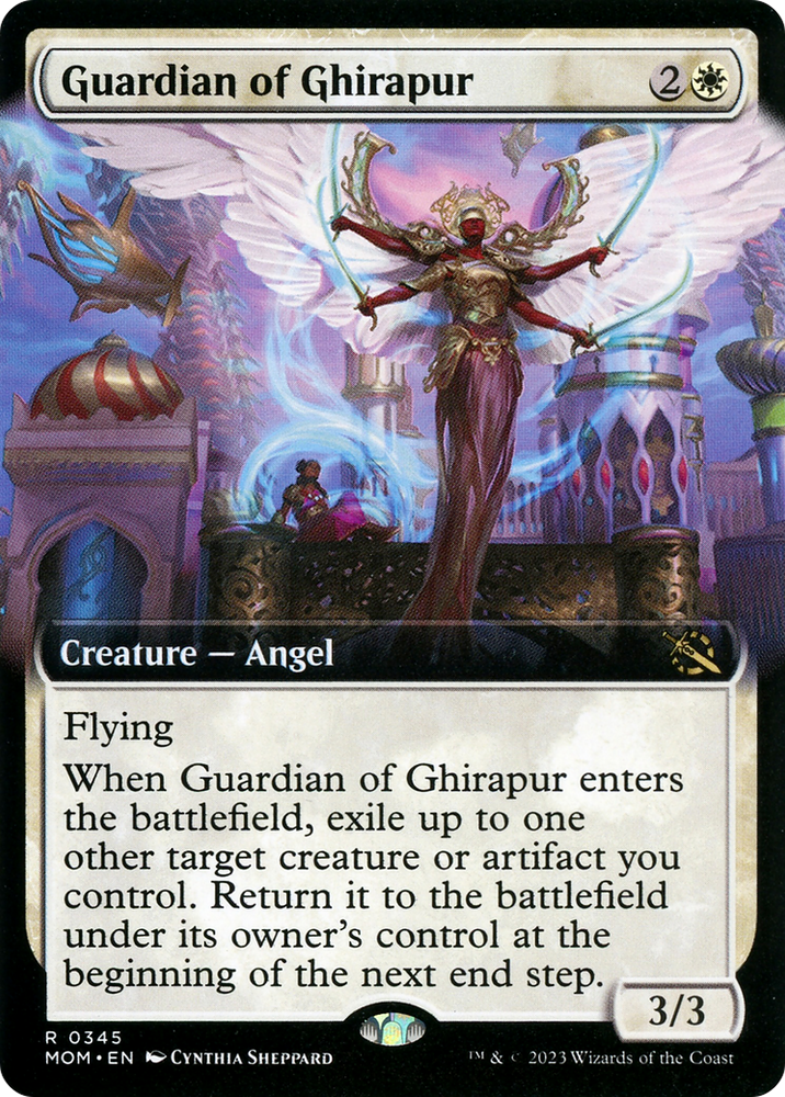 Guardian of Ghirapur (Extended Art) [March of the Machine] Magic: The Gathering