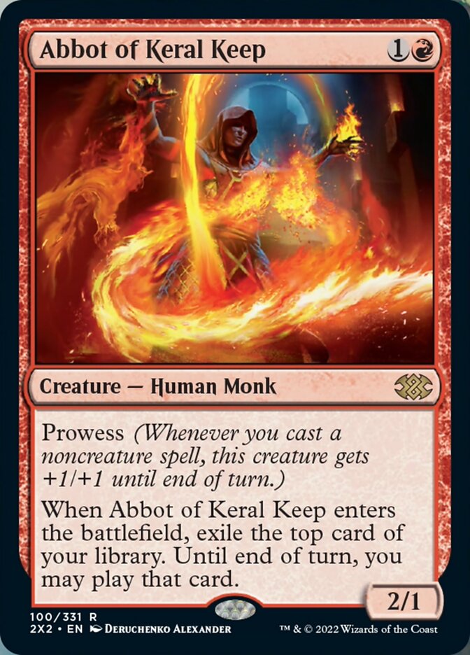 Abbot of Keral Keep [Double Masters 2022] Magic: The Gathering