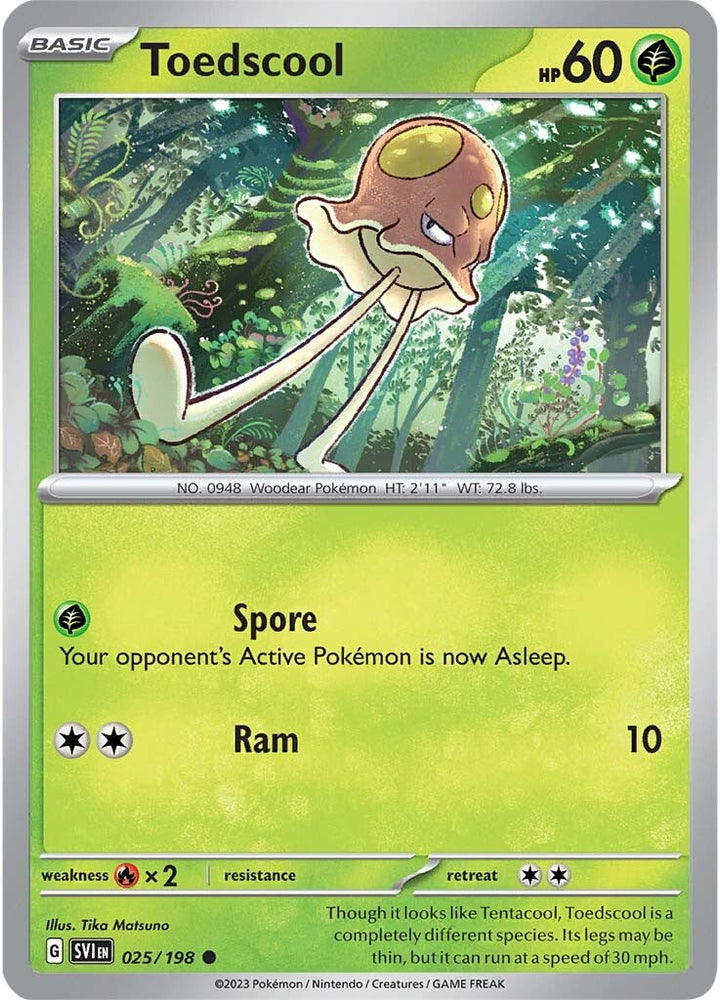 Toedscool (025/198) [Scarlet & Violet: Base Set] Pokémon