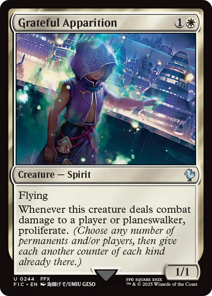 Grateful Apparition [FINAL FANTASY Commander] Magic: The Gathering