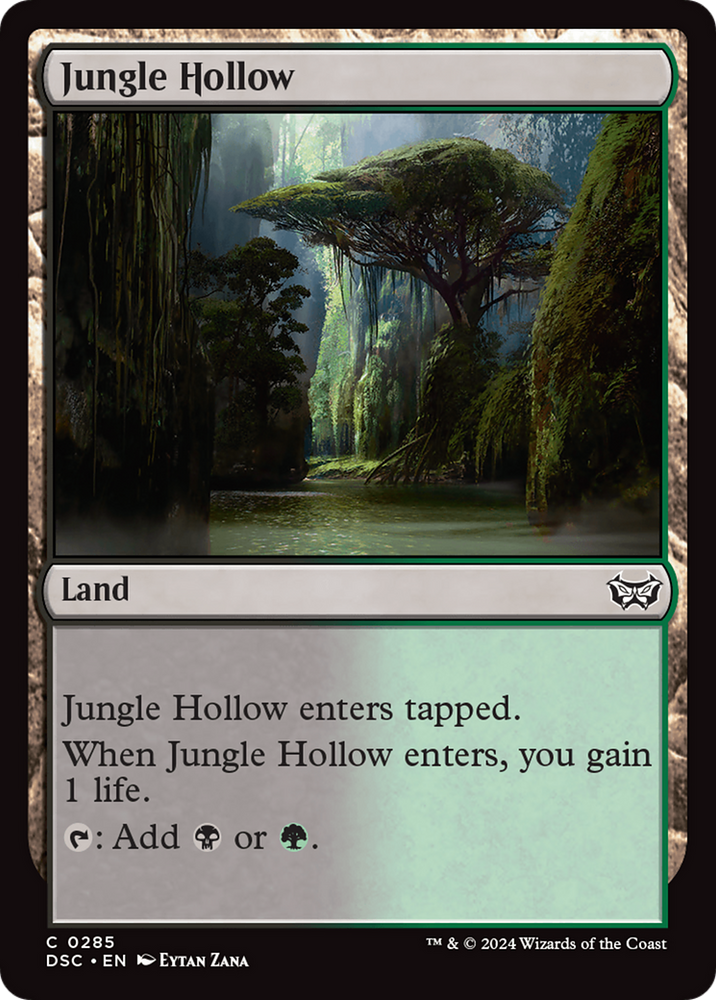 Jungle Hollow [Duskmourn: House of Horror Commander] Magic: The Gathering