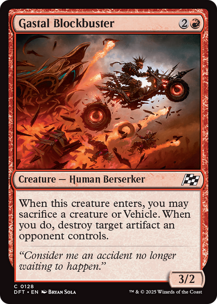 Gastal Blockbuster [Aetherdrift] Magic: The Gathering