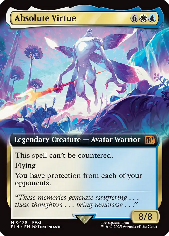 Absolute Virtue (Extended Art) [FINAL FANTASY] Magic: The Gathering
