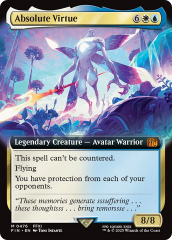 Absolute Virtue (Extended Art) [FINAL FANTASY] Magic: The Gathering