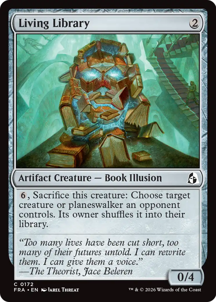 Living Library [Reality Fracture] Magic: The Gathering