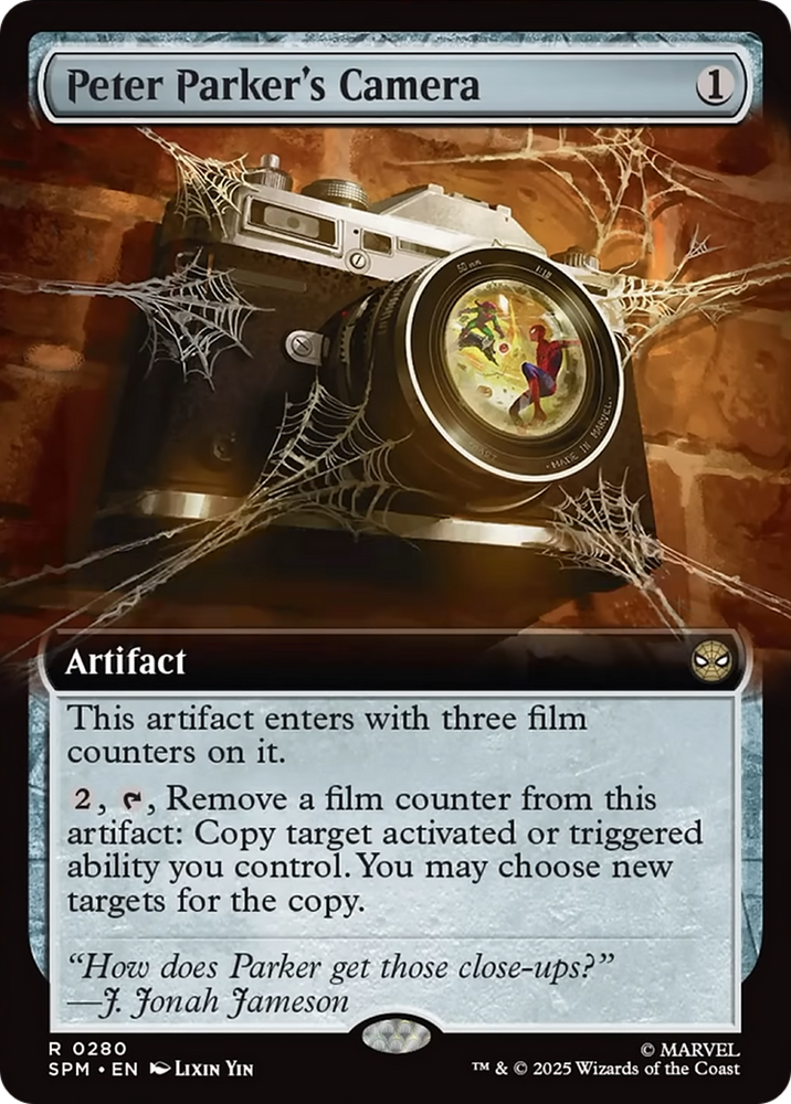 Peter Parker's Camera (Extended Art) [Marvel's Spider-Man] Magic: The Gathering