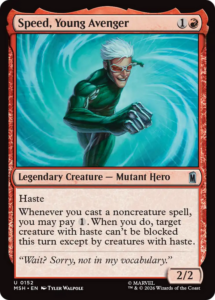 Speed, Young Avenger [Marvel Super Heroes] Magic: The Gathering