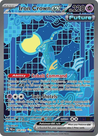 Iron Crown ex (158/131) [Scarlet & Violet: Prismatic Evolutions] Pokémon