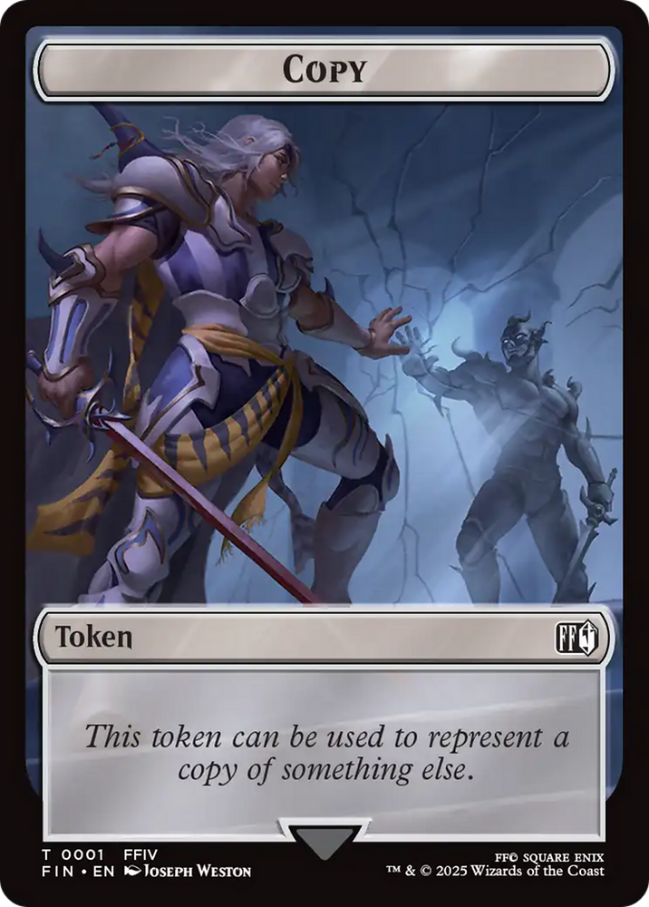 Treasure (0023) // Copy (0001) Double-Sided Token [FINAL FANTASY Tokens] Magic: The Gathering