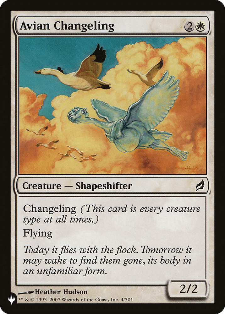 Avian Changeling [The List] Magic: The Gathering
