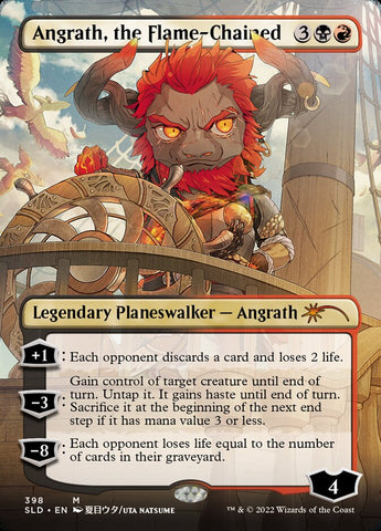 Angrath, the Flame-Chained (Borderless) [Secret Lair Drop Series] Magic: The Gathering