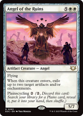 Angel of the Ruins [Edge of Eternities Commander] Magic: The Gathering