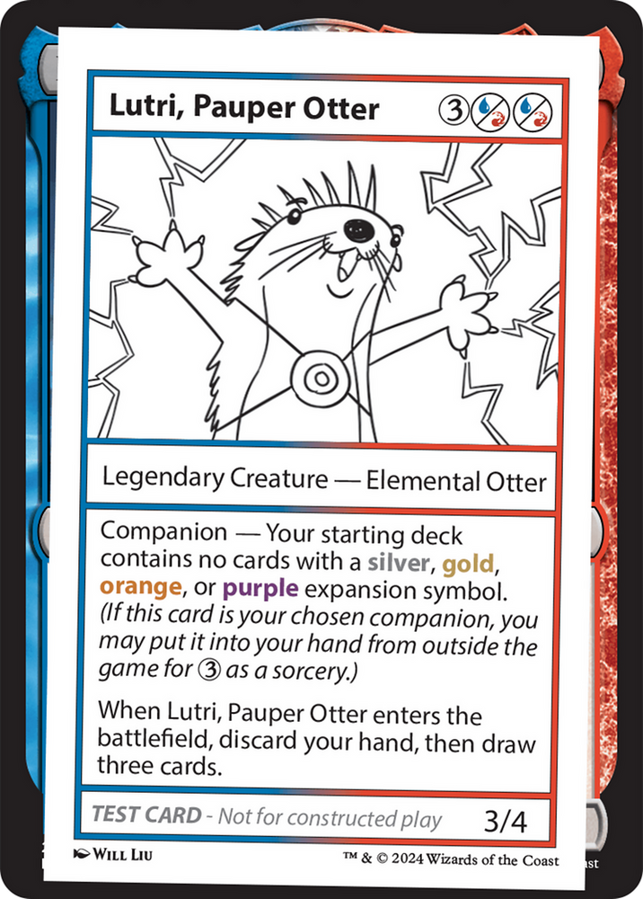 Lutri, Pauper Otter [Mystery Booster 2 Playtest Cards] Magic: The Gathering