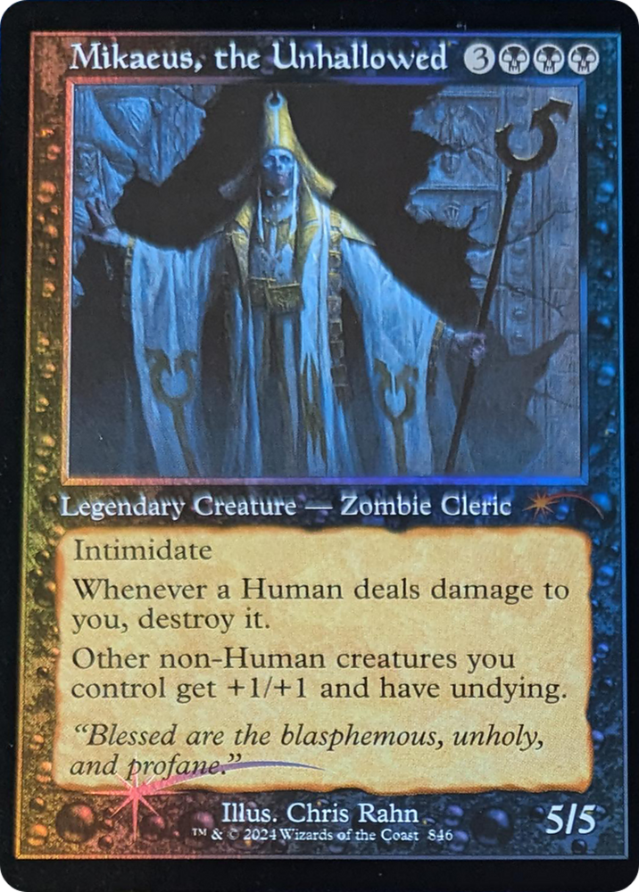 Mikaeus, the Unhallowed (Retro Frame) [Secret Lair Drop Series] Magic: The Gathering