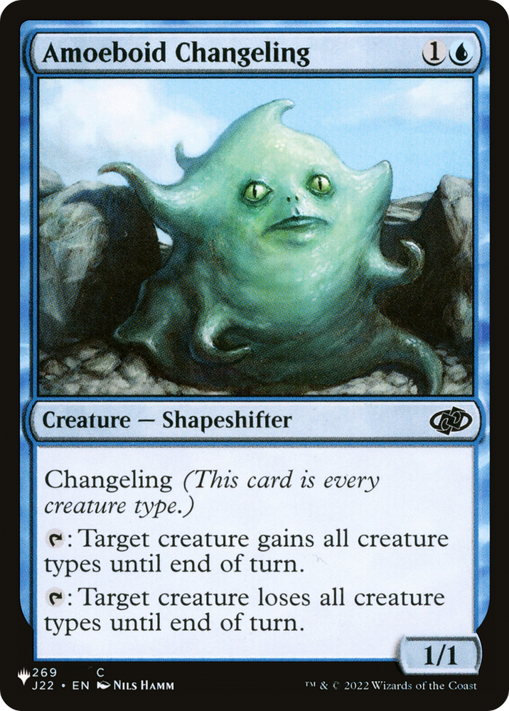 Amoeboid Changeling (J22) [The List] Magic: The Gathering