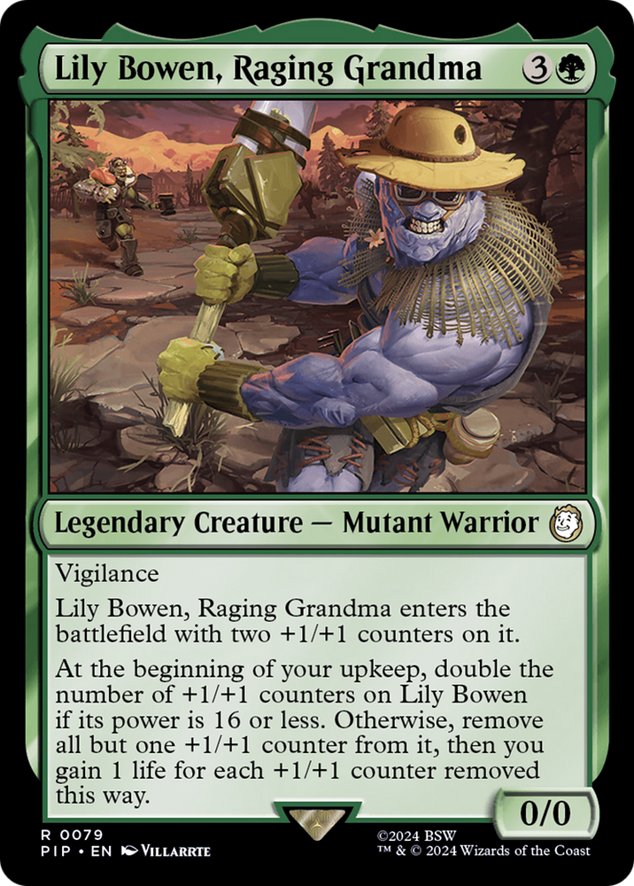 Lily Bowen, Raging Grandma [Fallout] Magic: The Gathering
