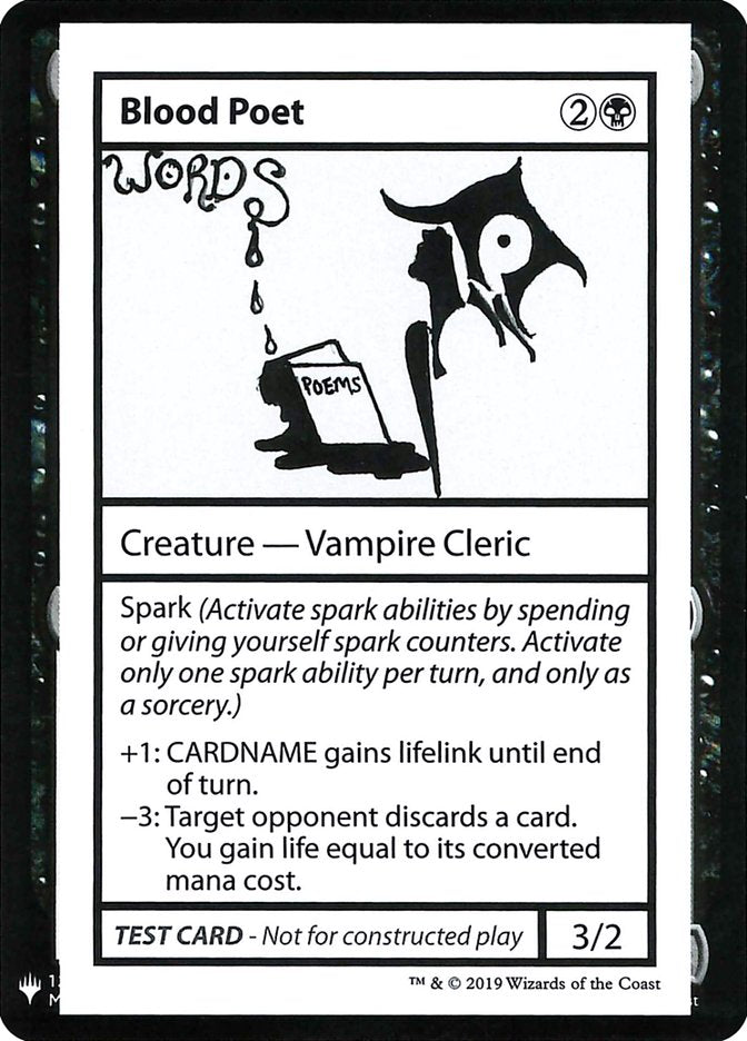 Blood Poet [Mystery Booster Playtest Cards] Magic: The Gathering