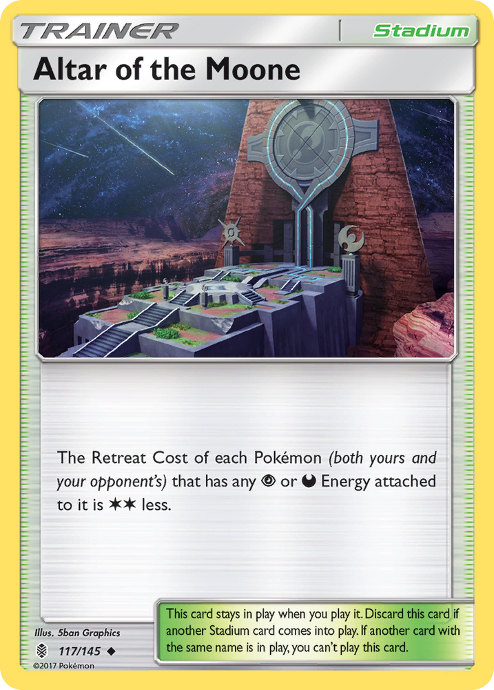 Altar of the Moone (117/145) [Sun & Moon: Guardians Rising] Pokémon