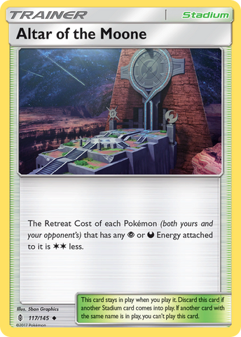 Altar of the Moone (117/145) [Sun & Moon: Guardians Rising] Pokémon