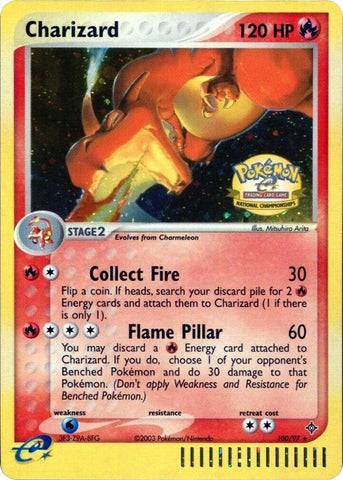 Charizard (100/097) (National Championships) [League & Championship Cards] Pokémon