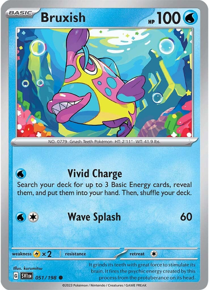 Bruxish (051/198) [Scarlet & Violet: Base Set] Pokémon