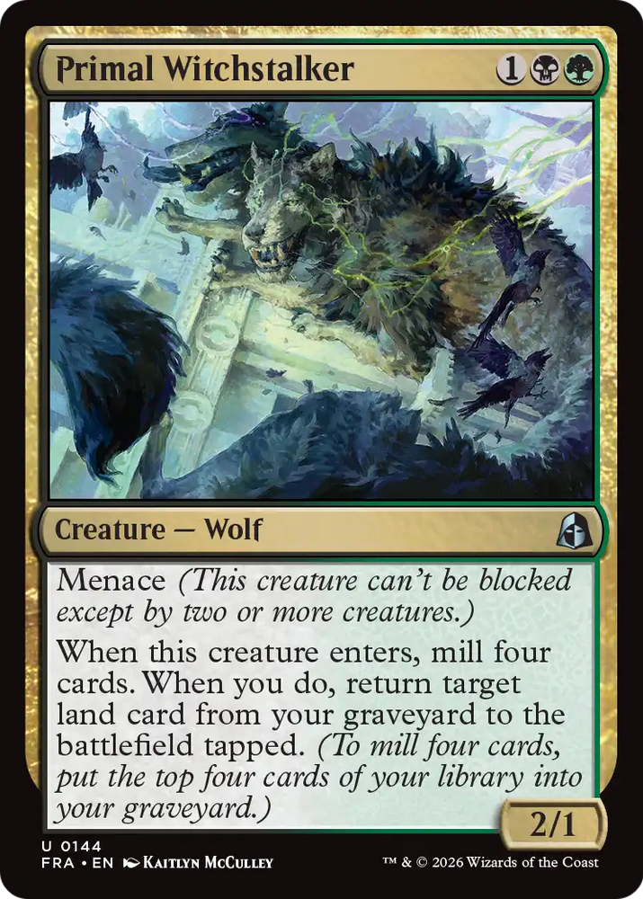 Primal Witchstalker [Reality Fracture] Magic: The Gathering