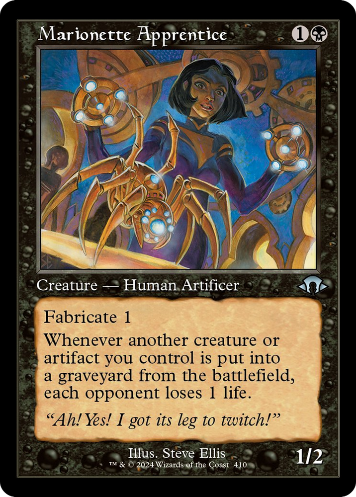 Marionette Apprentice (Retro) [Modern Horizons 3] Magic: The Gathering