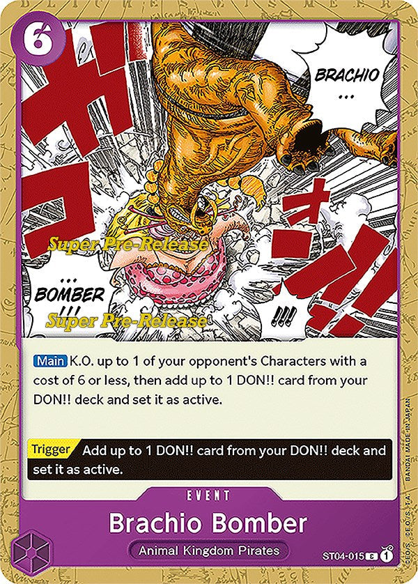 Brachio Bomber [Super Pre-Release Starter Deck: Animal Kingdom Pirates] Bandai