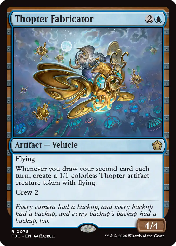 Thopter Fabricator [Foundations Commander] Magic: The Gathering