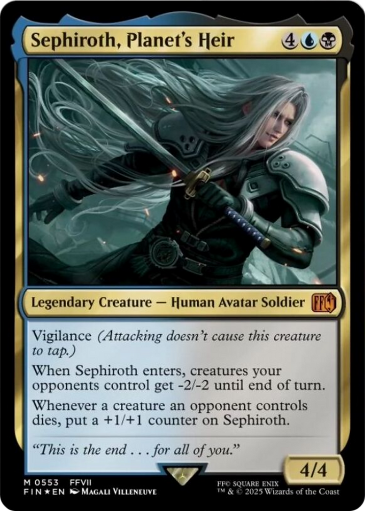 Sephiroth, Planet's Heir [FINAL FANTASY] Magic: The Gathering