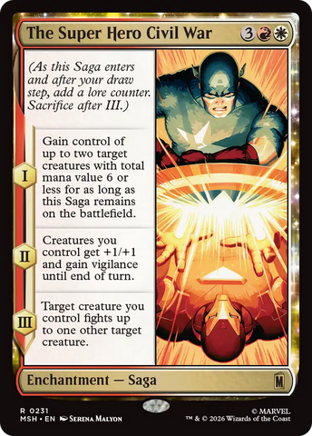 The Super Hero Civil War [Marvel Super Heroes] Magic: The Gathering